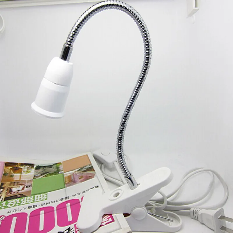 

LED Reading Desk Lamp With Clip, 360 Degree Free Twisted Flexible Metal Tubing Table Lamp