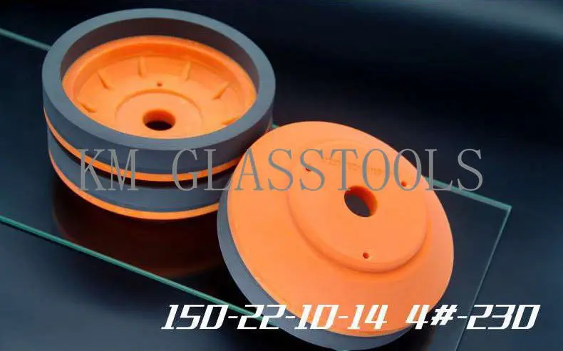 

Good quality!Resin wheel 150x12(or22)-10x14 #3 #4 #5 #6 #7,Used for glass beveling machine,Resin grinding wheel 1 Piece.R4-CC3
