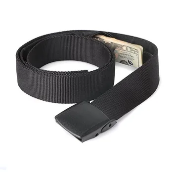 

Hot Sale 1PC Hidden Cash Travel Security Money Belt Discreet Safe Slim Anti-Theft Waist Pouch Tactical Waist Belt For Men Female