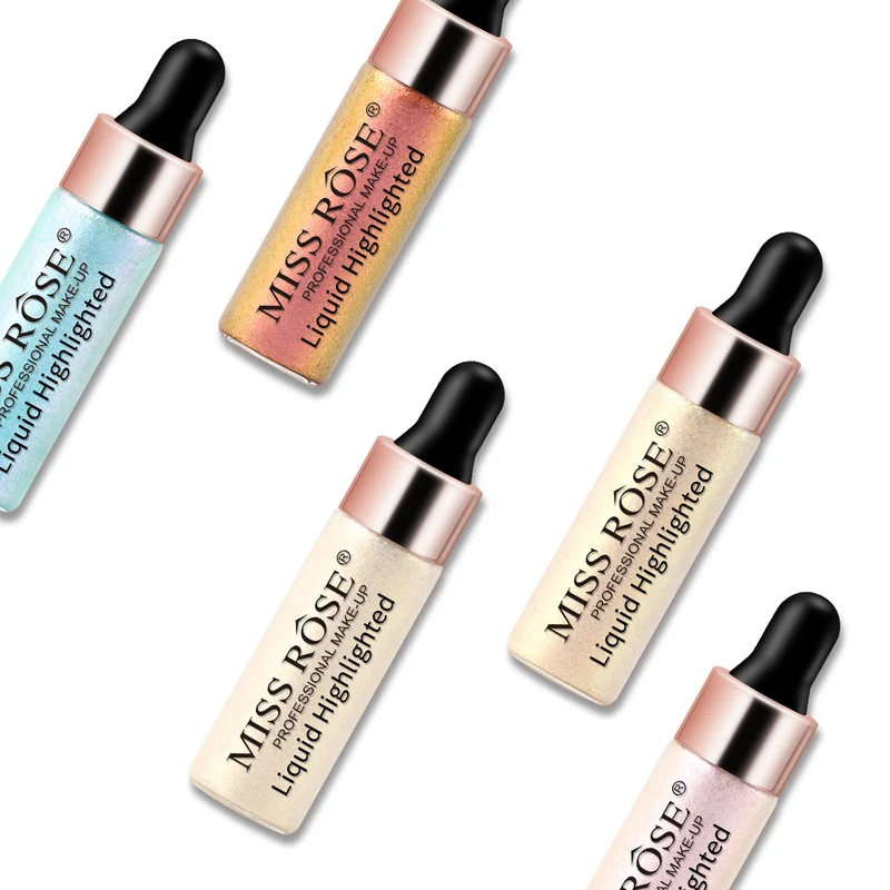 

Face Brightener Concealer Liquid Highlighter Primer Bronze Face Glow Cosmetic 5 Color Makeup Highlighter Contouring Makeup TSLM1