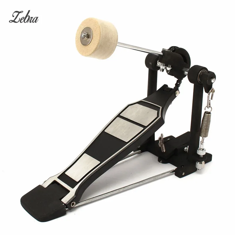 Goedkoop Zebra Bass Drum Pedaal Beater Zanger Trekveer en Enkele Keten Drive Slaginstrument Onderdelen amp; Accessoires