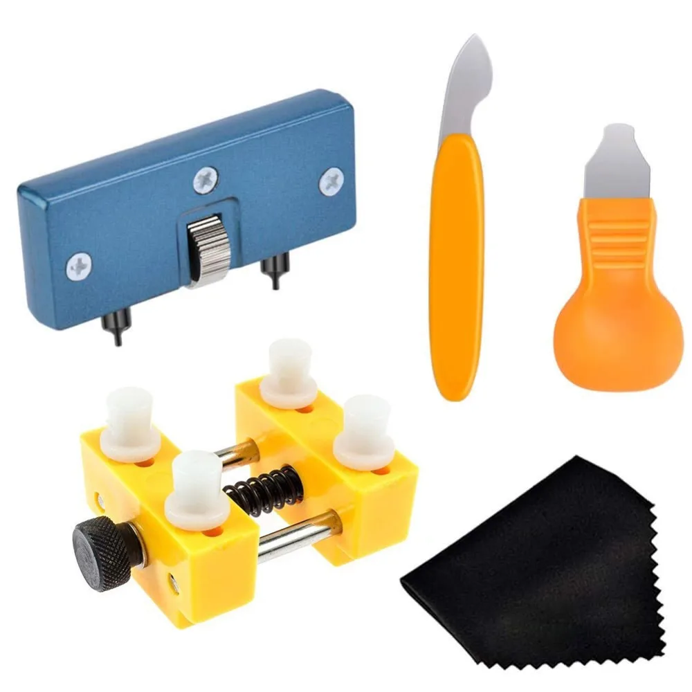 

Watch Opener Adjustable Remover Spring Bar Battery Change Opener Back Case Repair Tool Kit Detaching Device Watchmaker Tools