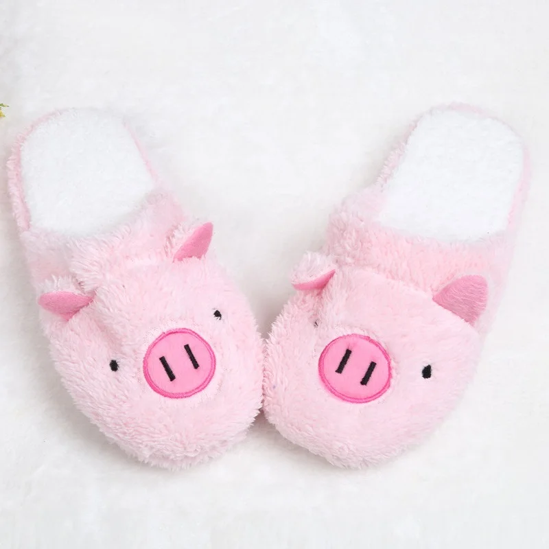 Зимние женские теплые тапочки домашняя обувь хлопковые шлепанцы домашние с