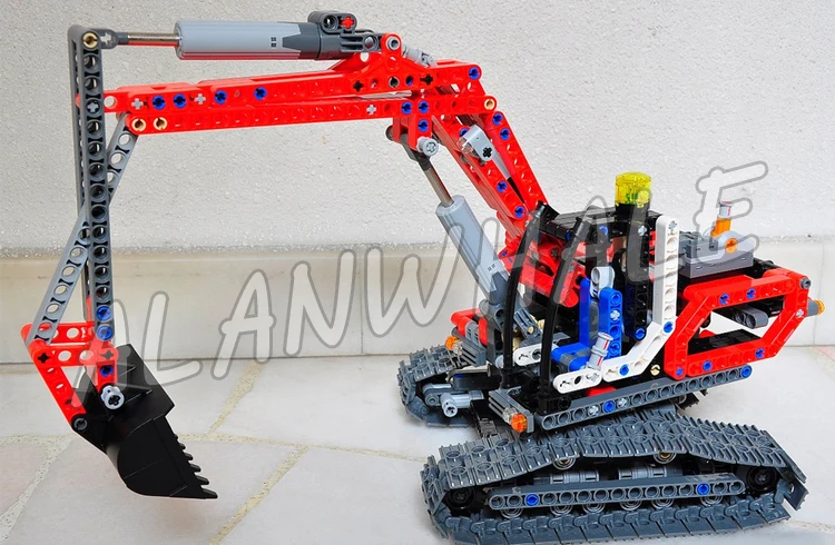 760 шт. Techinic 2в1 Новая серия экскаватор погрузчик 20025 DIY фигурки строительные блоки