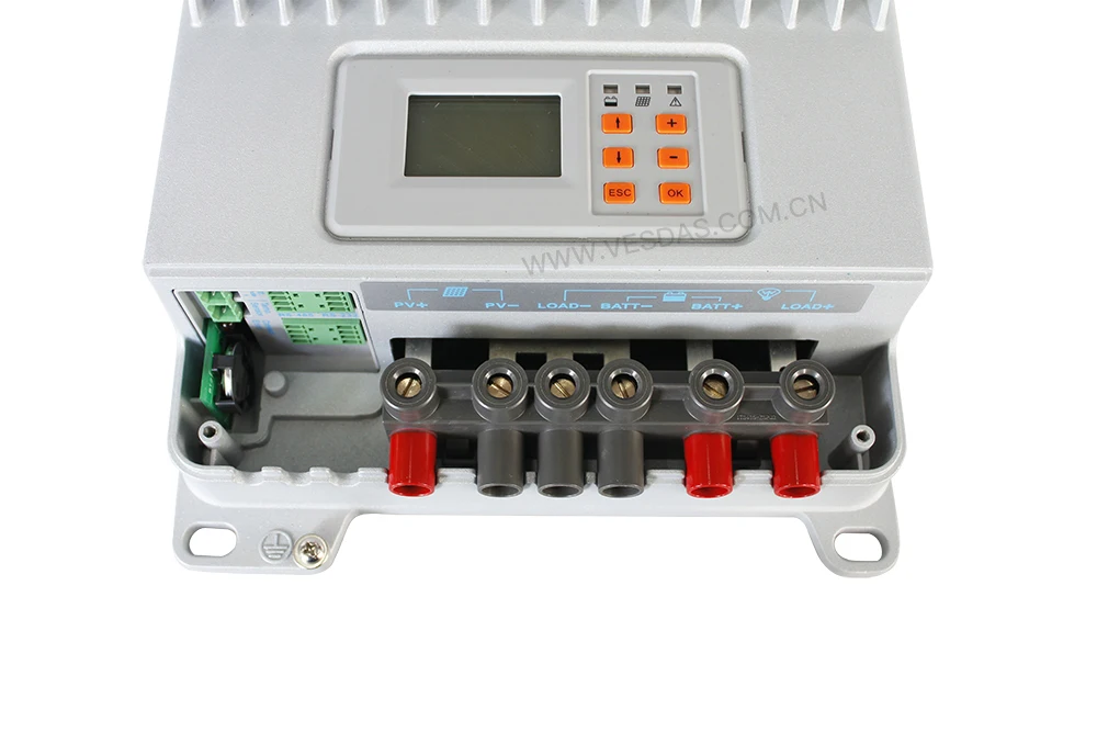 MPPT 45A 60A Контроллер заряда 12 в 24 в 36 в 48 в автоматическая работа с ЖК-дисплеем