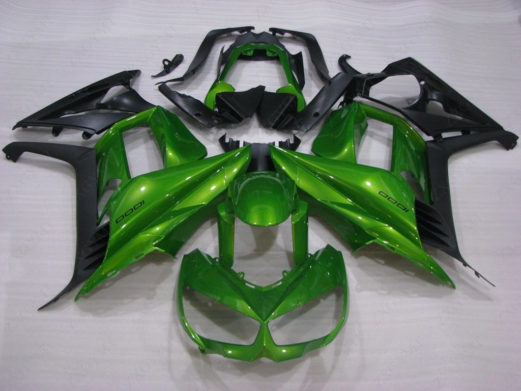 

for Kawasaki Z1000SX 2010 - 2014 SX with Bag EDITION Fairings Z-1000SX 2010 Green Black Full Body Kits Z 1000 SX 2011 Fairings
