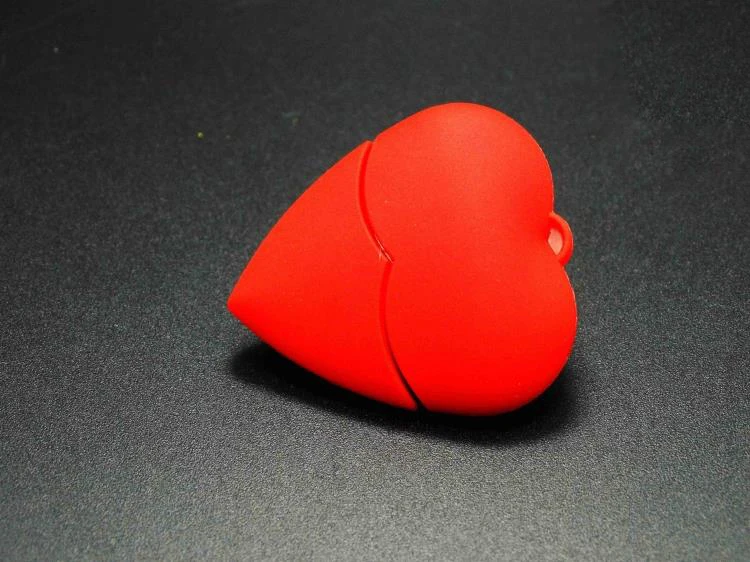 Garunk Red heart U disk Mega Fabrica Crystal love pendrive 4G 8G 16G 32G ручка накопитель ювелирное изделие usb