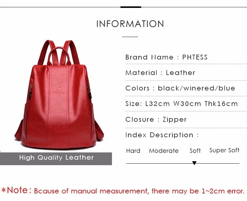 Женские кожаные рюкзаки, высокое качество, Mochila Feminina, винтажный рюкзак, Одноцветный, известный роскошный бренд, рюкзаки для девочек, Sac A Dos