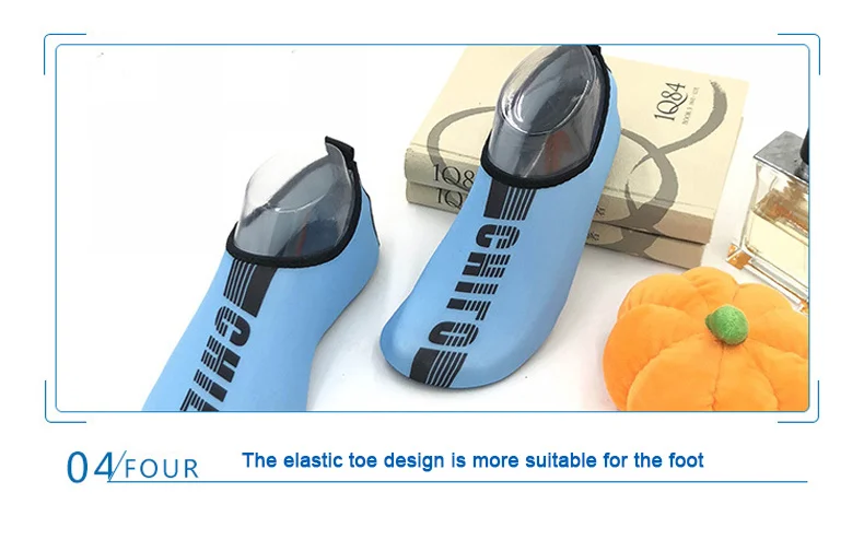 1 (10)Antiskid Men Beach Shoes Women Outdoor Swimming Shoes Adult Aqua Flat Soft Seaside Shoes Non-slip Walking Couple Yoga Shoes