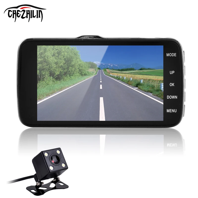 Видеорегистратор автомобильный chezhilin 4 0 дюйма IPS Full HD 1080P 170 градусов | Автомобили и