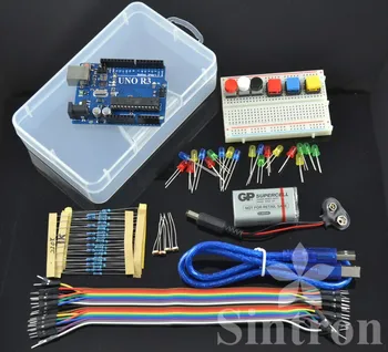 

[Sintron] Light Starter Kit + UNO R3 + PDF Files for Arduino AVR MCU learner !