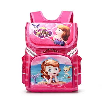 

2019 Brand Children School Bag Girls Kids Satchel Primary school backpack princess Orthopedic Backpack schoolbag kids 1-5 Grade