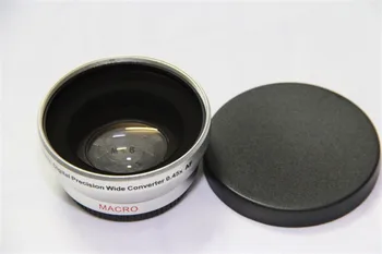

Digital lenses Macro Camera 46mm 0.45x WIDE Angle + Macro Conversion LENS + Lens Front Rear Caps + Lens bag for Thread Camcorder