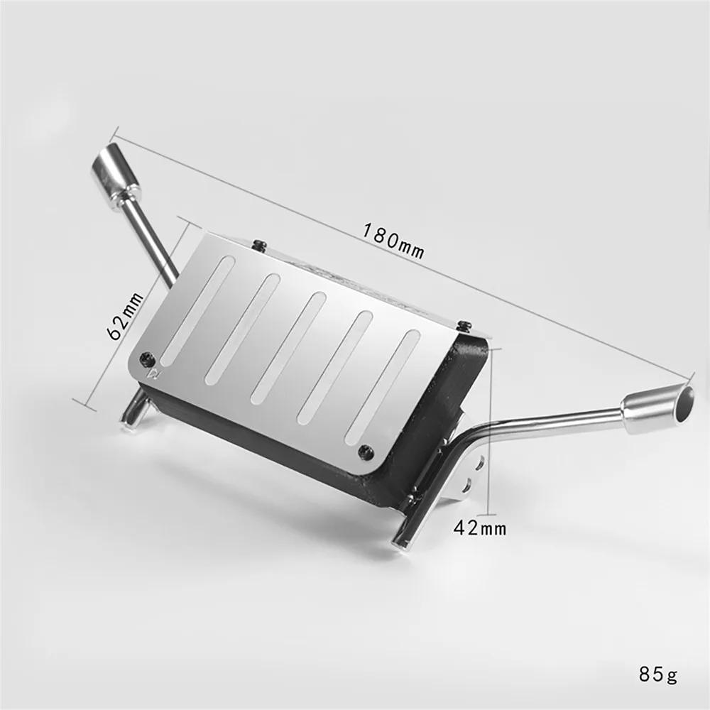 

Stainless Steel Simulation Fuel Tank + Exhaust Pipe For TRAXXAS TRX-4 for Chevrolet K5 Blazer RC Car Parts Accessories DJC-0705