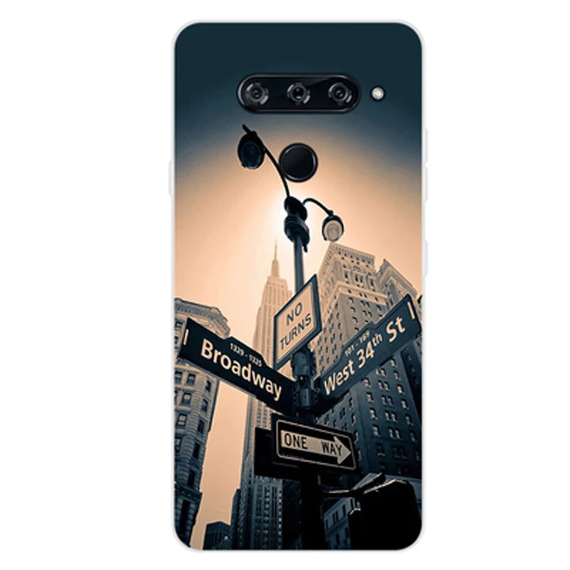 6 4 &quotдля LG V40 чехол ThinQ милый мультяшный мягкий для V 40 телефона V40ThinQ LGV40