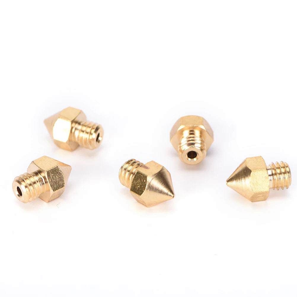 10pcs For MK8 Makerbot Prusa I3 3D Printer Brass 0.4mm Extruder Nozzle Print Head
