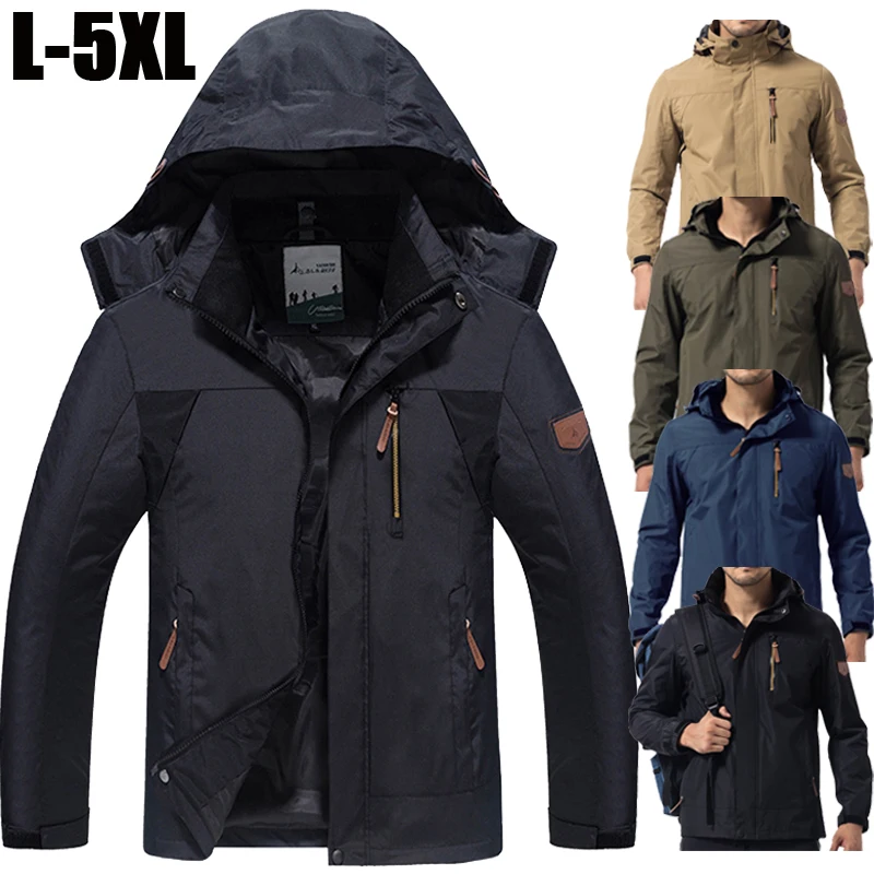 Buy 3XL 4XL Fashion Waterproof Thin Jacket Men Famous