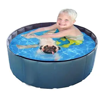 

Children Pet Foldable Bath Tub Garden Summer Bathroom Portable Baby Kids Plastic Bathing Tub Water toys