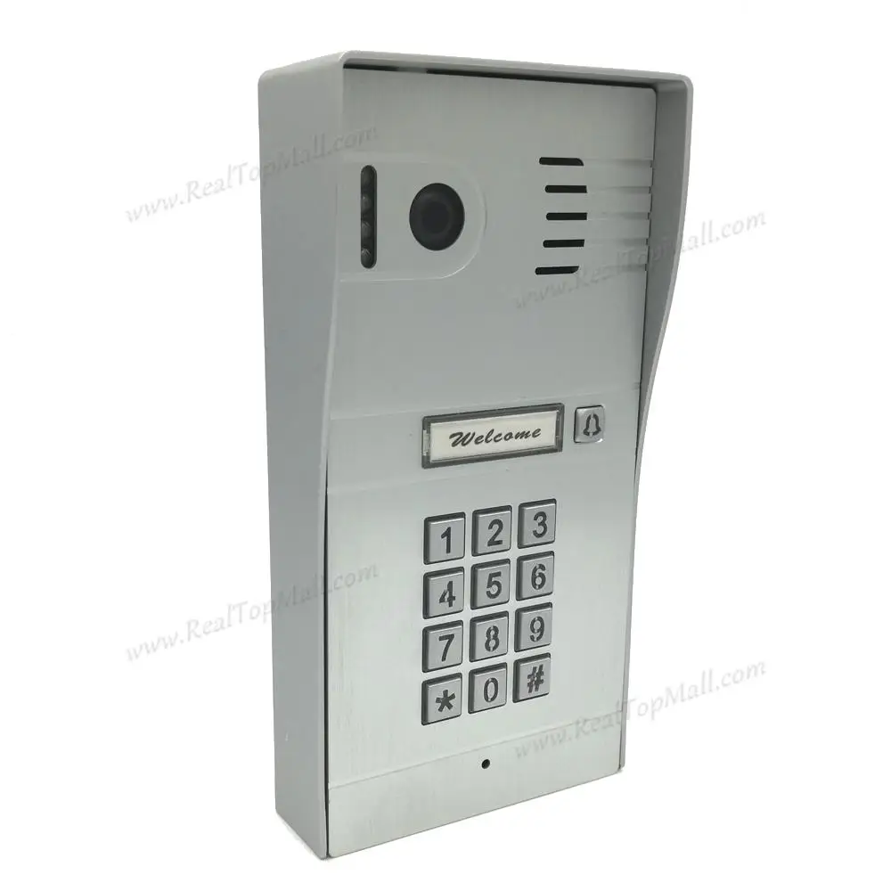 DIY Wireless Video Door Phone Wifi IP Video Door Phone Remote Door Access Unlocking Doors via iOS/Android smartphone tablets