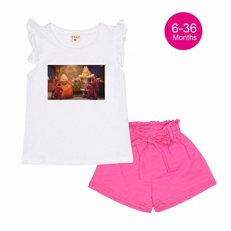 Unique 7 36 M Portant Fiona Et Shrek Habille Bebe Filles Tenues Coton Bambin Blanc T Shirt Rose Pantalon Vetements Ensemble Aliexpress