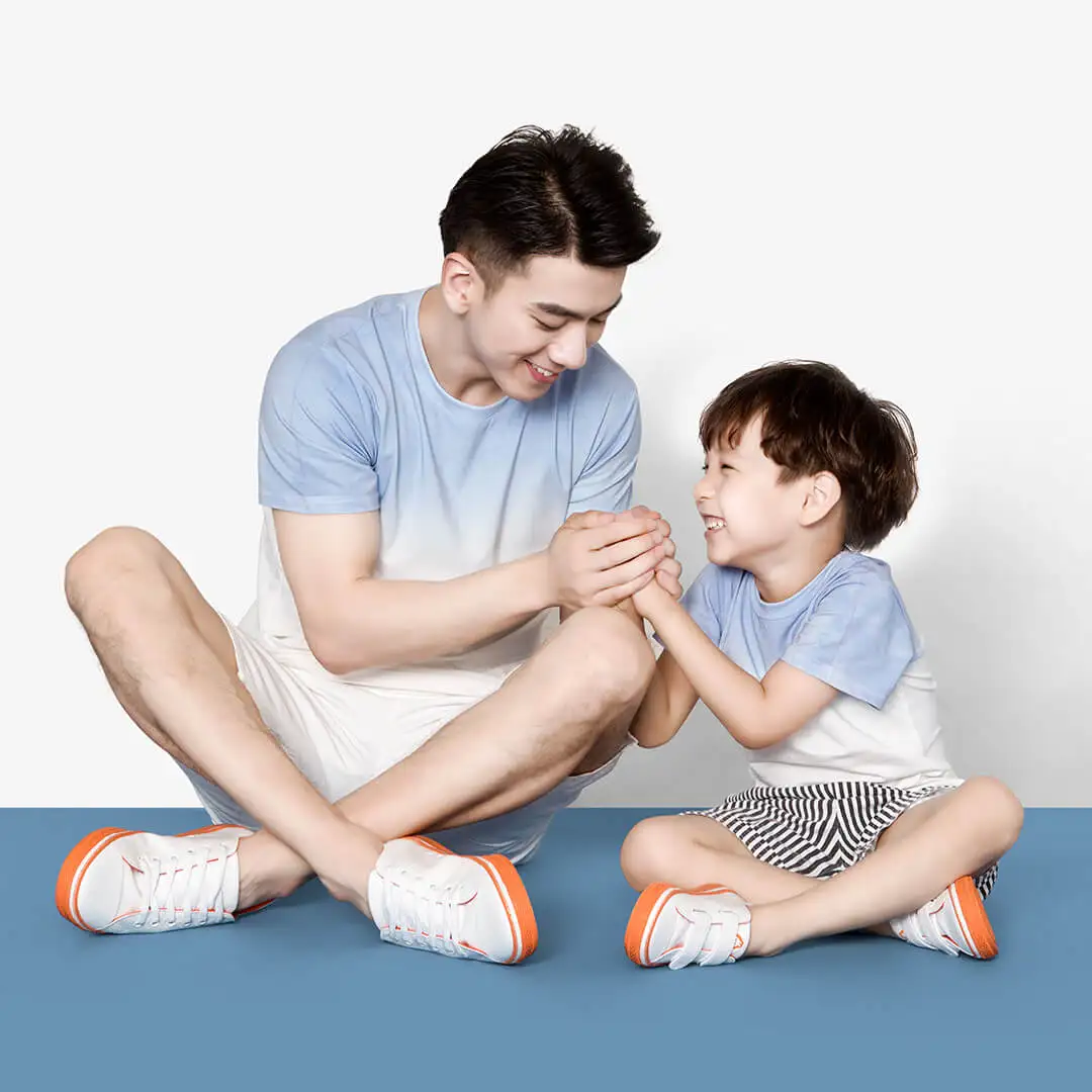 Детская текстильная обувь Xiaomi; нескользящая повседневная обувь на резиновой подошве; удобная мягкая прогулочная обувь для четырех сезонов