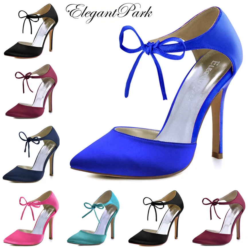 ribbon tie pumps