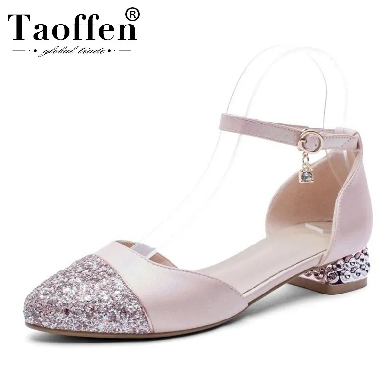 Женские туфли с пряжкой TAOFFEN праздничные офисные размеров 30 43 для