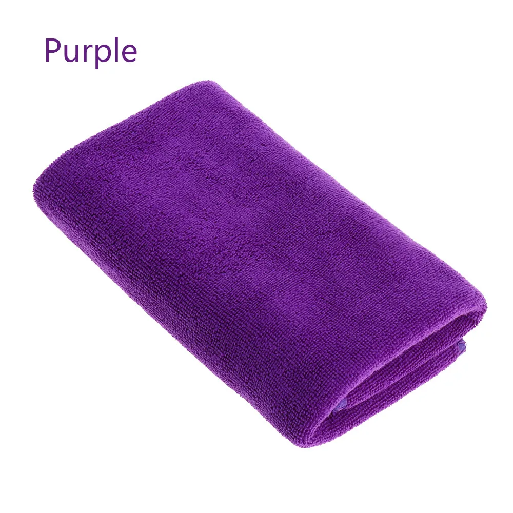 30*70 см Автомойка микрофибра Полировка банное полотенце s Nano впитывающее полотенце пляжная сушилка для полотенец толстый плюш - Цвет: Фиолетовый