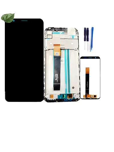 

5.5'' For ASUS Zenfone Max M1 ZB555KL LCD Display Panel Touch Screen Digitizer Glass Sensor Assembly Replacement Parts+Frame