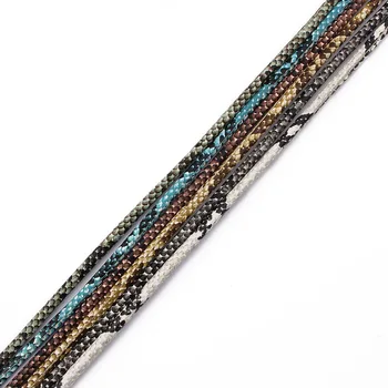 

3 meter 3mm Faux Snake Skin PU Leather Cord Wrapped Cotton DIY Craft Jewelry Findings Supplies