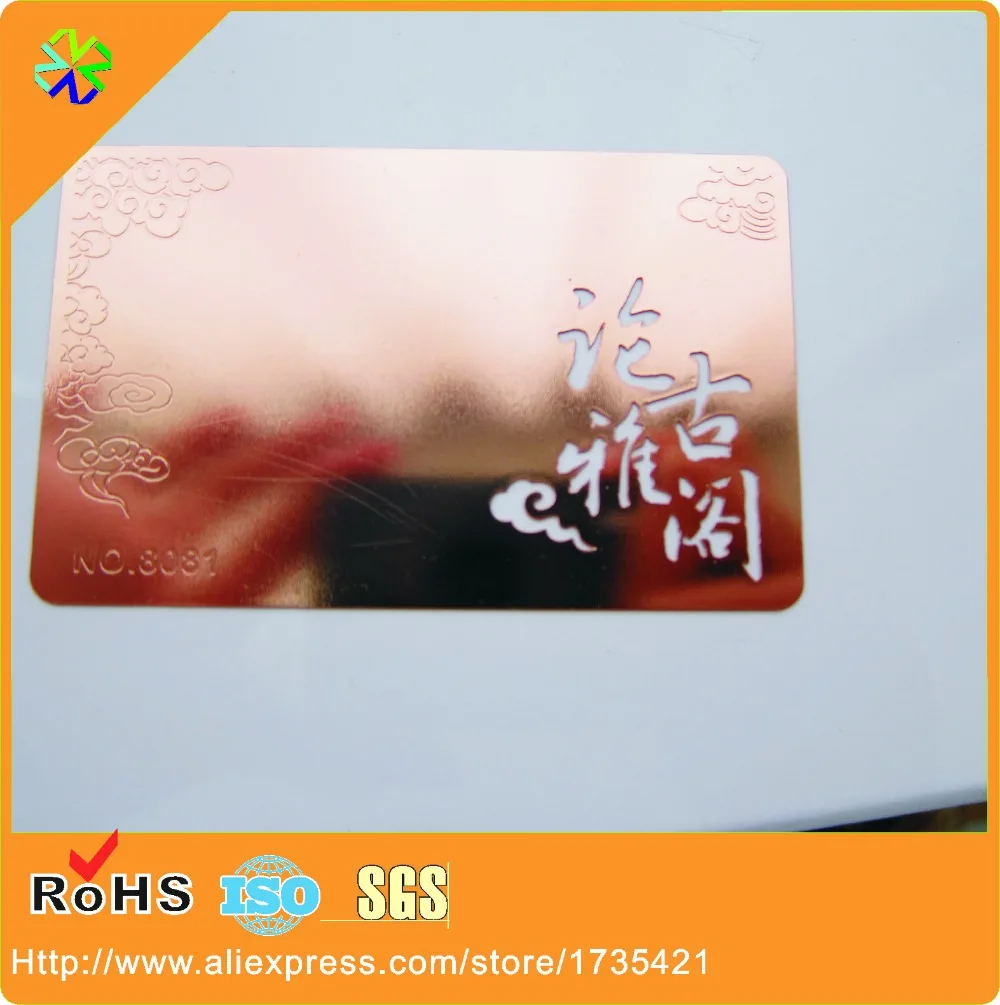 gold metal business card 12