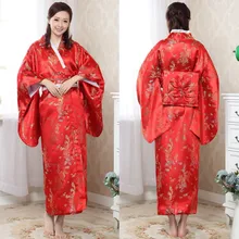 12 цветов, пижамы из искусственного шелка традиционное японское кимоно, халат с короткими рукавами семейный халат популярный весенний банный халат Высокое качество JXH18