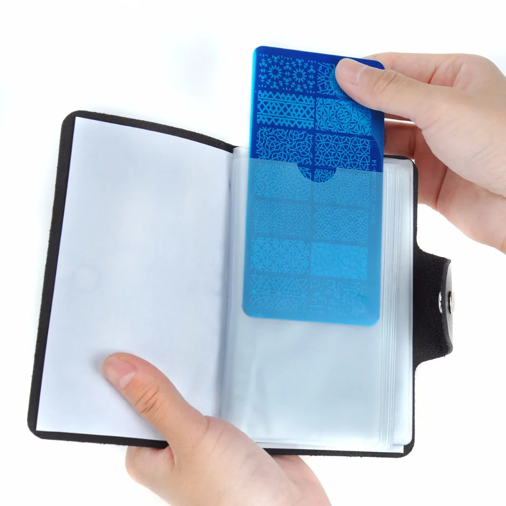 Online Biutee 19 stücke Nagel Stempel Platten set 15 platte 1Stamper 2Scraper 1 lagerung tasche Nägel Kunst Stanzen Platte schaber Stempel Blume Set