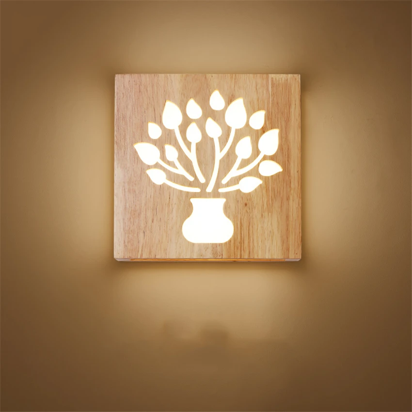 

New Chinese Simplicity Wall Lamp Lamps lights lustre led bed wall light bathroom bedroom stair light Bedroom Corridor