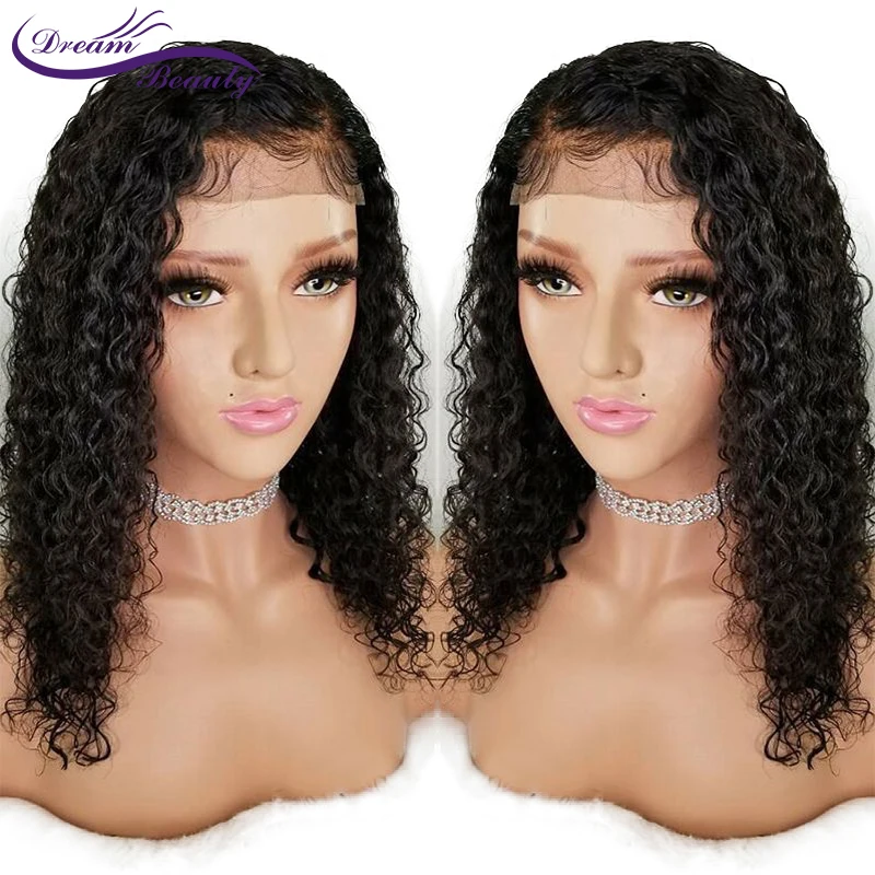 Glueless Curly Lace Front Wig Pre Plucked With Baby Hair Lace Front
