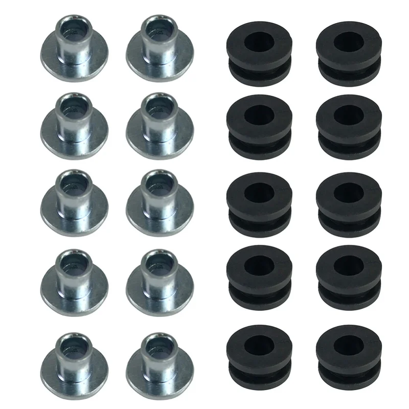

10Pcs Motorcycle Rubber Grommets Bolt Pressure Relief Cushion Kit Replacement Accessories for Honda Yamaha Suzuki Fairings Parts