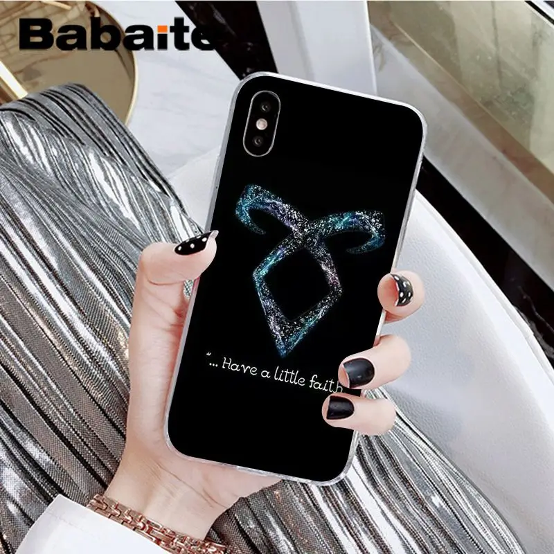 Babaite shadowhunters TPU لينة سيليكون شفاف جراب هاتف ل أبل فون 8 7 6 6 ثانية زائد X XS ماكس 5 5 ثانية SE XR الهواتف المحمولة