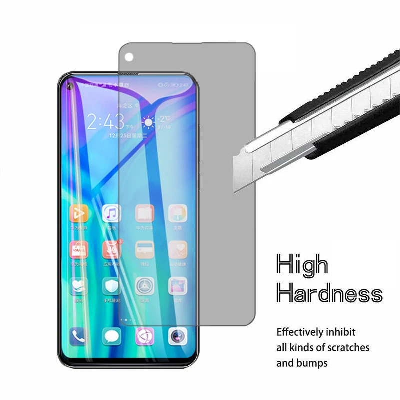 10D Curved Tempered Glass Film For Samsung Galaxy S9 S8 S10 Plus S10e Privacy Full Protect Screen Protector For Galaxy Note 9 8