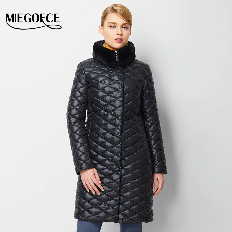 Fashion Slim Long Jackets Coats Women Winter Parkas with