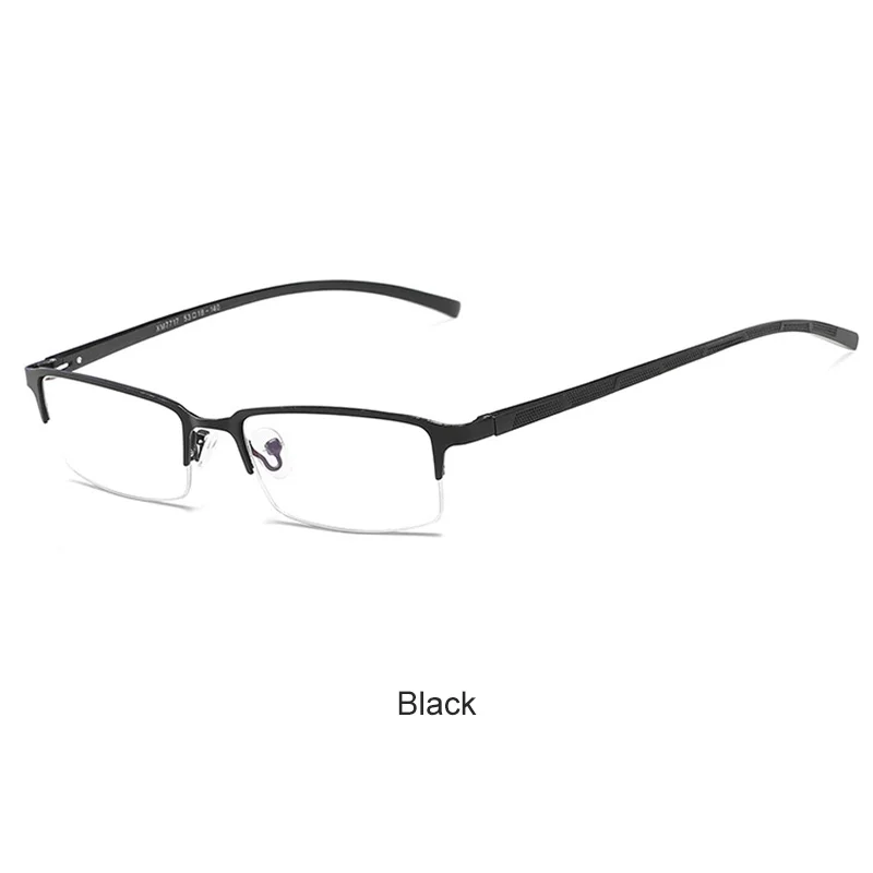 VEGA Eyewear прямоугольный Игровой Компьютер очки женские мужские полуоправы синий светильник очки сплав синий блокатор очки VG249 - Цвет оправы: Black