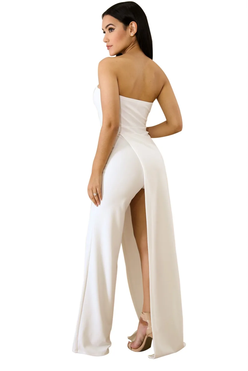 White-Asymmetric-Split-Leg-Strapless-Jumpsuit-LC64377-1-2