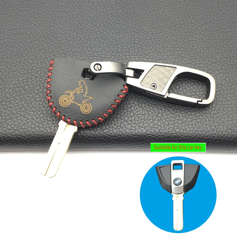 

For BMW HP4 S1000RR S1000R F700GS Motorcycle High Quality Leather Key Case Cover Holder Moto Accessories
