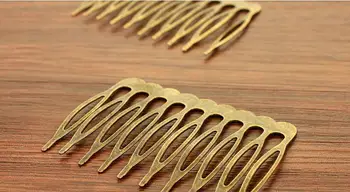 

Set Of 100Pcs Metal Hair Combs Accessory Hairdressing Beauty Piece Baby Child Women