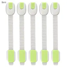 5 шт. ящик двери шкаф туалет безопасности Замки Безопасность детей малышей Уход блокировочные ремни двери Ящики младенческой защиты ребенка