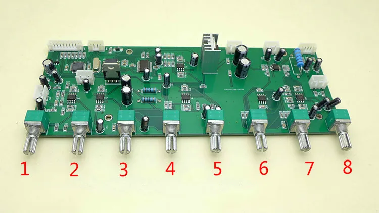 Ghxamp DSP цифровой реверберации доска 100 эффектов стерео караоке реверберации аудио предусилитель с MP3 модулем двойной DC12V 1 шт
