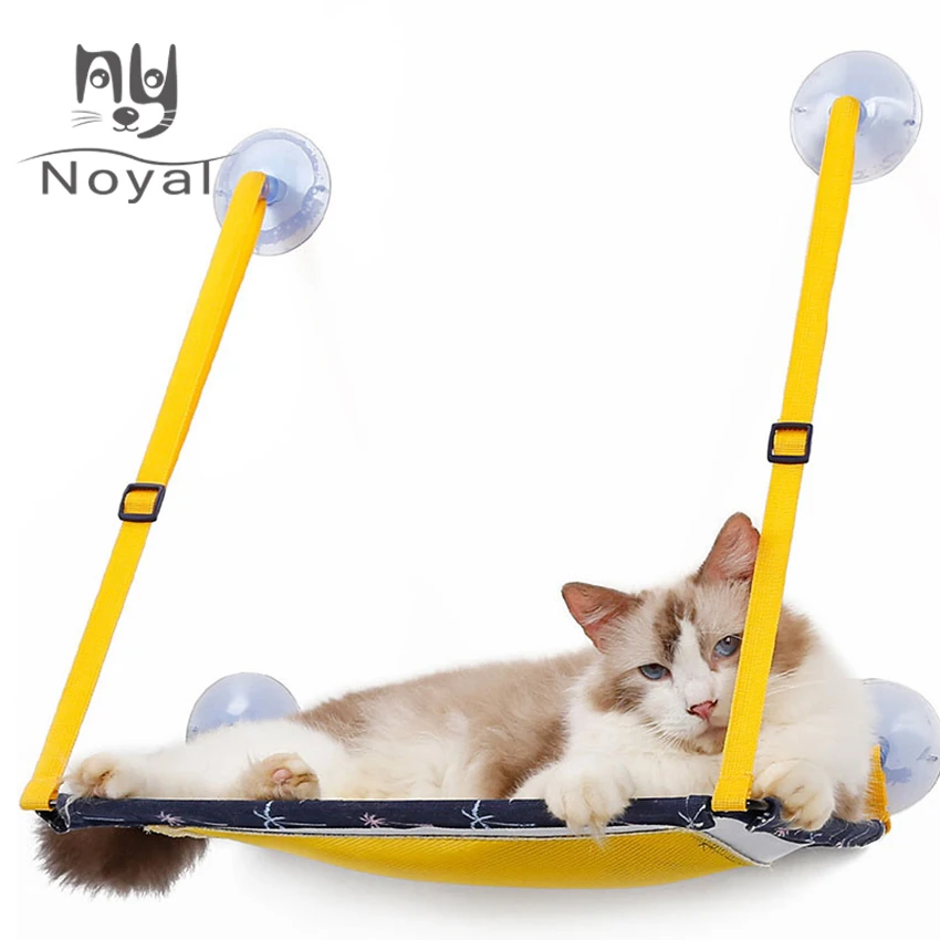 Hot Sale Cat Hammock Bed Mount Window Pod Lounger Suction Cups Warm Bed For Pet Cat Soft And Comfortable Ferret Cage