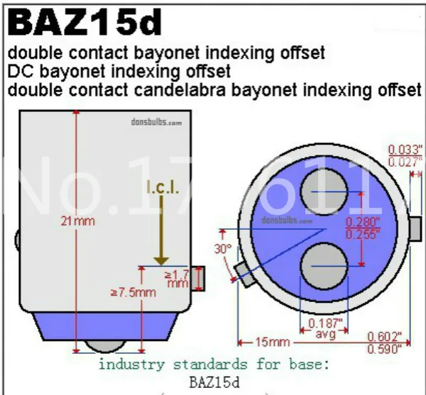 Автомобильные галогеновые сигнальные лампы S25 BAZ15D 10x12 В 21 Вт 5 7225 1157 P21/5 задние стоп