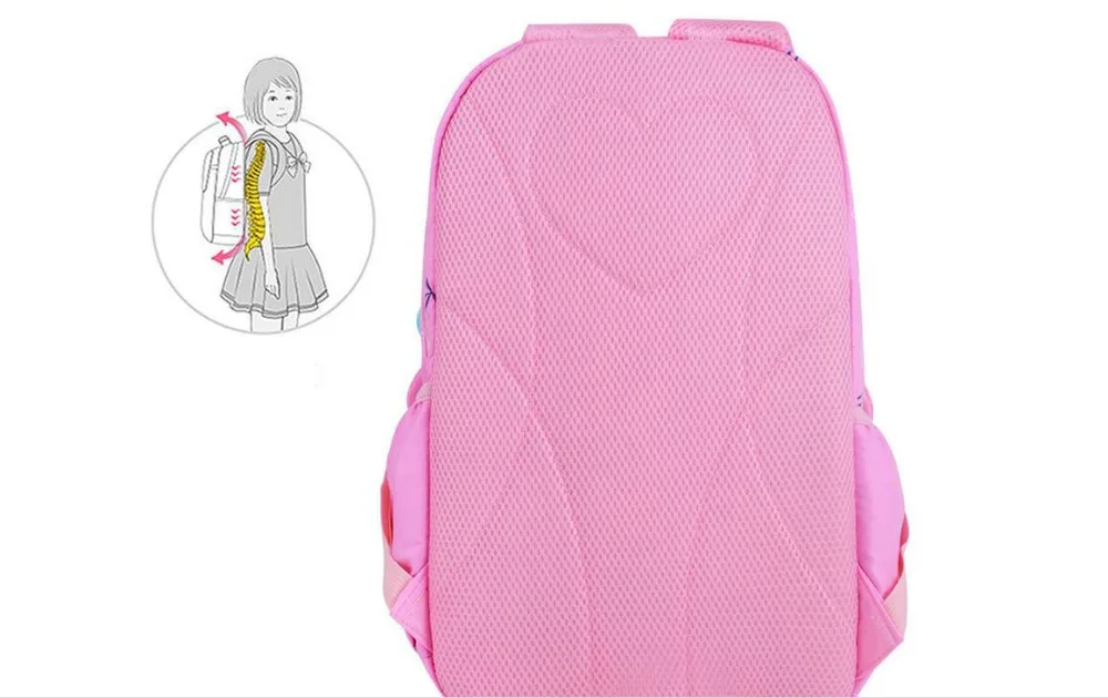 Новая мода высокого Ёмкость студент Bookbags Девушки туристические рюкзаки детские ортопедические ранцы 3 шт./компл. прекрасные ранцы