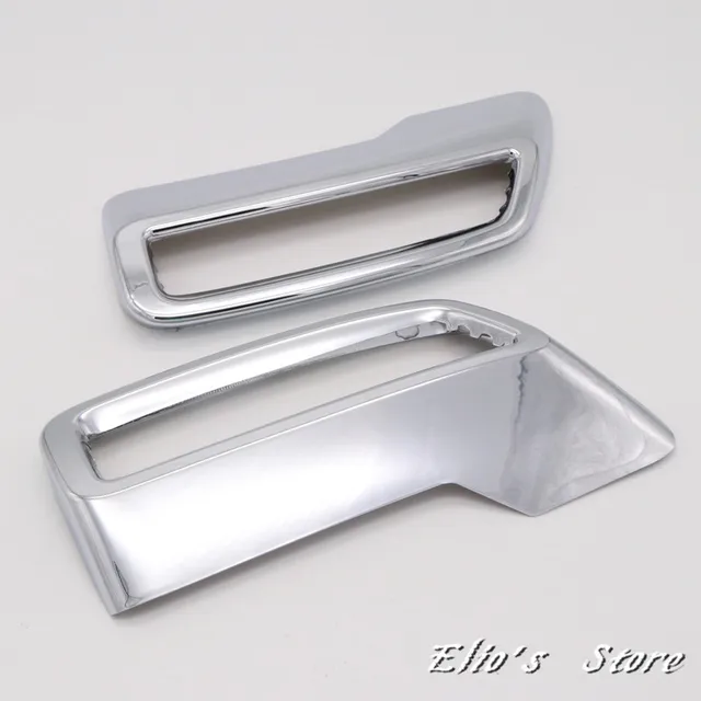 Car Styling 2PCS ABS Plastic Tail Rear Exhaust Muffler End Pipe Cover Decoration Trim For Peugeot 3008 5008 Allure 2017 2018