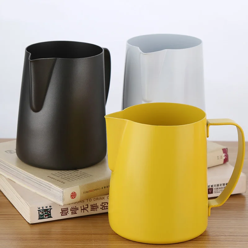 1 шт. разноцветный кувшин для кофе эспрессо 600 мл|mug color|mug stainless steelmug steel |